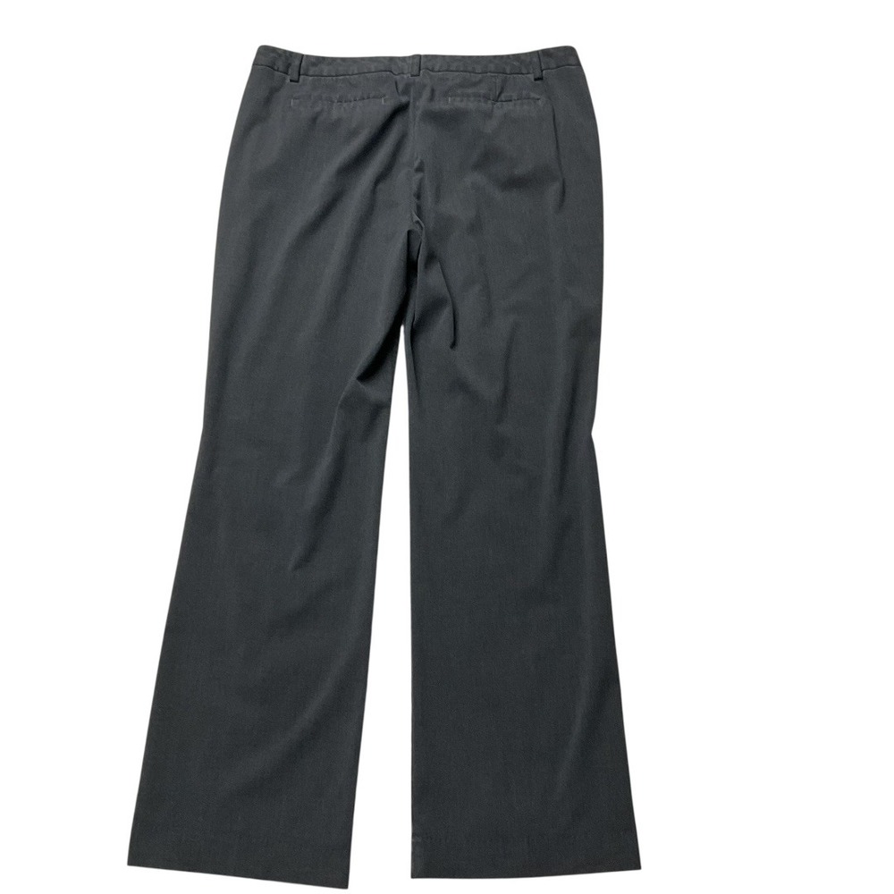 Lands' End Bootcut Mid Rise Trouser Leg Stretch Work Casual Pants‎ Gray Size 16
